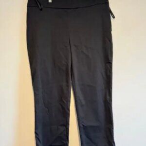 Staud Womens Black Stretchy Career Pants Cropped SIZE 14